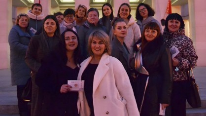 Вечер в Большом театре оперы и балета провели члены профсоюза Барановичской городской стоматологической поликлиники